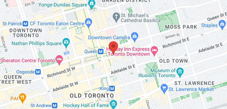 map of #401 -105 VICTORIA ST